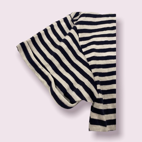 COPY - Splendid Navy and White Stripe Top - Picture 4 of 10